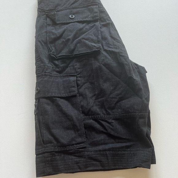 Levi's Other - Levis‎ Men's Cargo Shorts Size 32x11 Black Baggy Cotton Skater 2014 Y2K Grunge